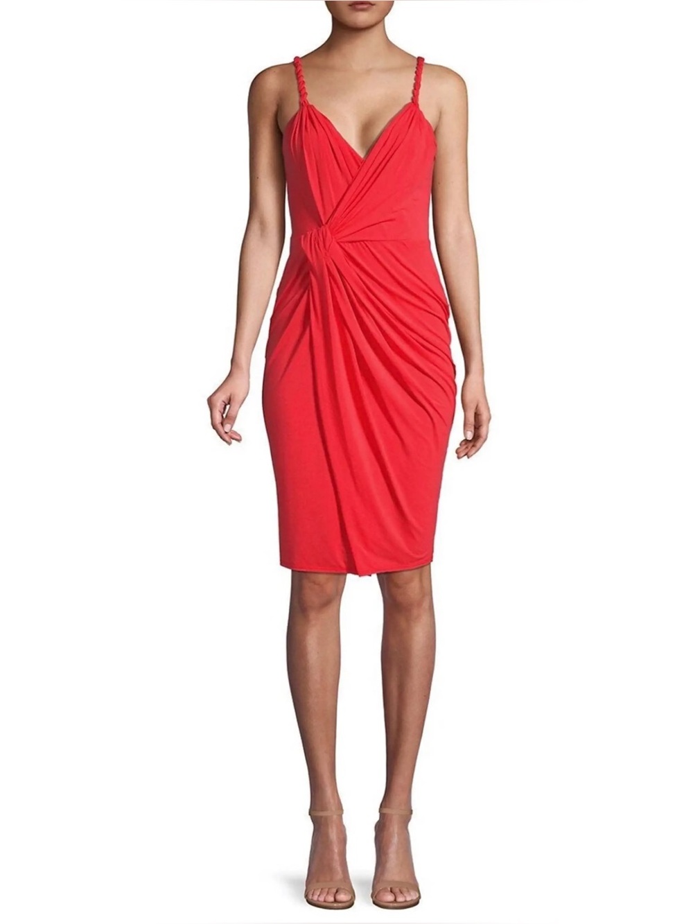 Ramy Brook Geniveve Sleeveless Dress in Red Size XS